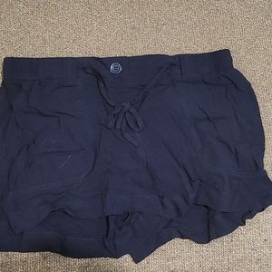American Rag tie waist black shorts, sz M